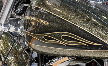 Harley-Davidson Hard Candy Black Gold Flake Paint Product